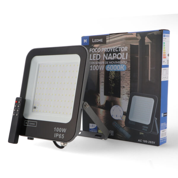 Projecteur LED Napoli 100 W avec capteur de mouvement 6000 K - Ledme - LM6517 – Image 3