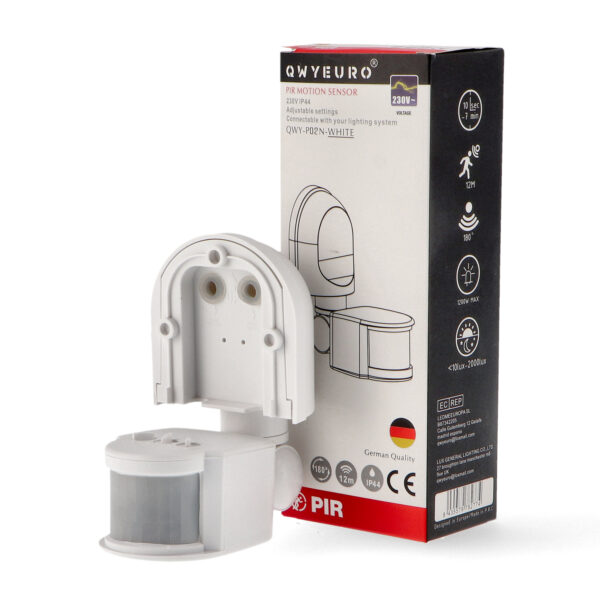 Détecteur de mouvement PIR 180º Surface Blanche - Ledme - LM8277 – Image 5