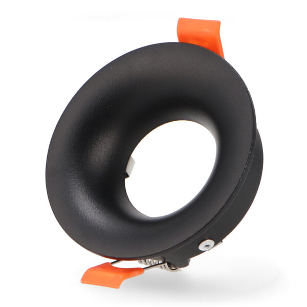 Série Infinity à anneau fixe rond noir pour Gu10/MR16 - Ledme - LM4339