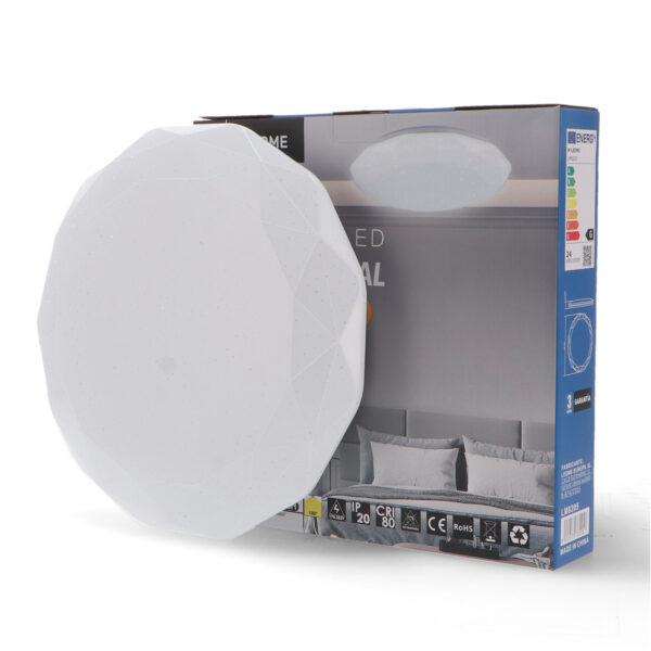 Plafonnier LED à Cadran Circulaire 24W 4500K - Ledme - LM8205 – Image 3