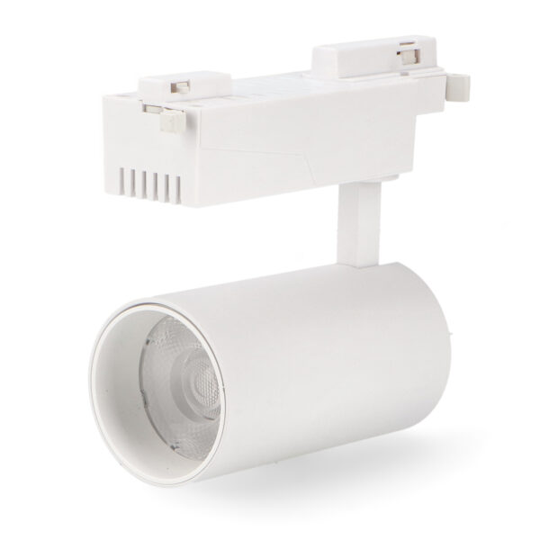 Spot LED sur Rail ProFast Blanc 30W Monophasé 6000K - Ledme - GA3181