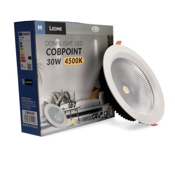 Spot encastrable LED CobPoint 30W 6000K - Ledme - LM4241 – Image 3