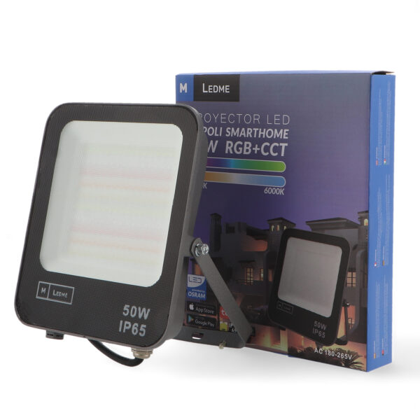 Projecteur LED Smarhome 50W RGB+CCT - Ledme - LM6519 – Image 3