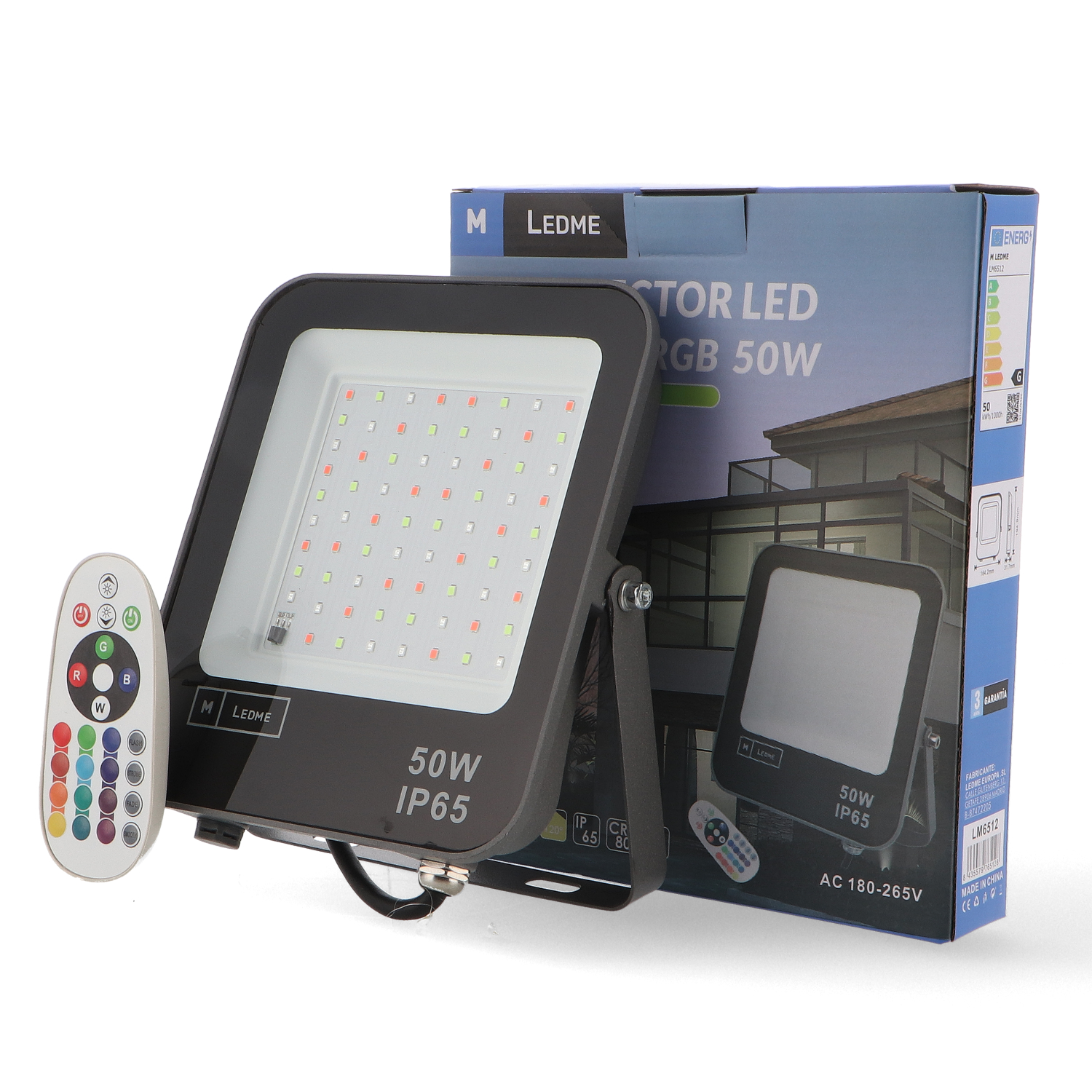 Projecteur LED RVB Napoli 50W - DSC - Ledme - LM6512 – Image 3