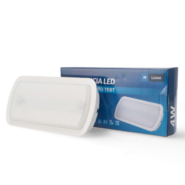 Emergencia LED 4W Zovy Autotest / Permanente / Non Permanente - Ledme - LM1086 – Image 3