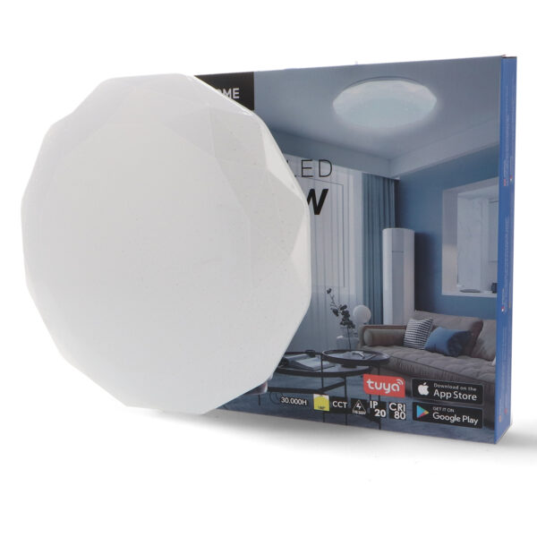 Plafonnier LED SmartHome Dial 24W App CCT - Ledme - LM8233 – Image 3