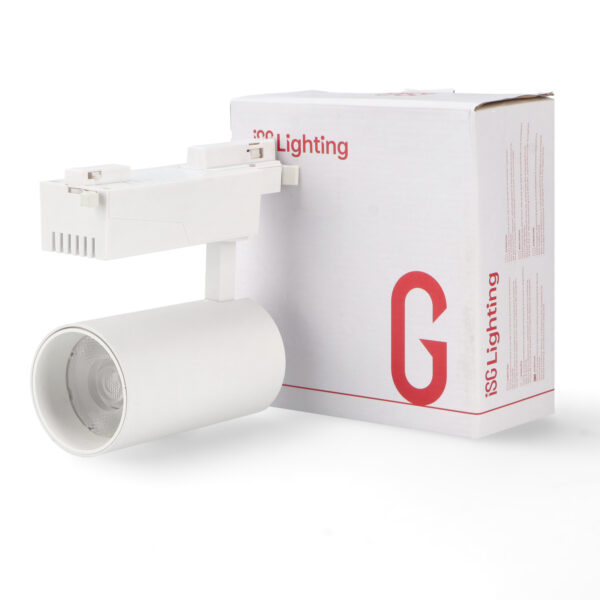 Spot LED sur Rail ProFast Blanc 30W Monophasé 6000K - Ledme - GA3181 – Image 3