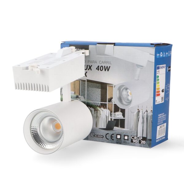 Spot sur Rail LED Prolux Blanc 40W Monophasé - DSC 3000K - Ledme - LM3176 – Image 3