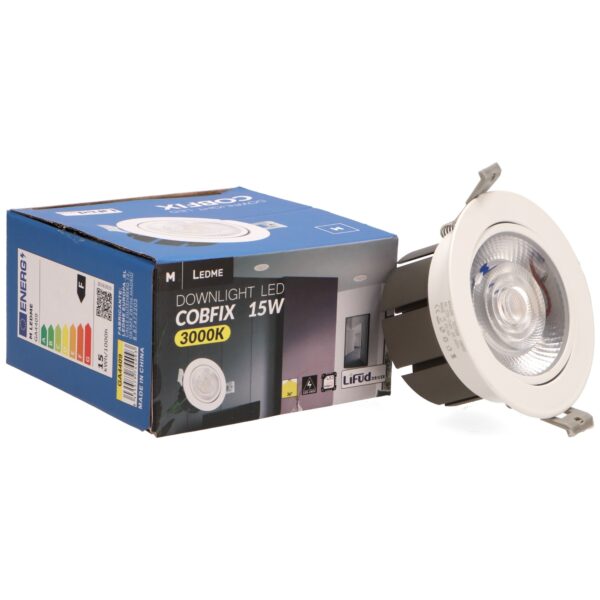 Foco Downlight LED orientable CobFix 15W 4500K - Ledme - GA4408 – Image 3