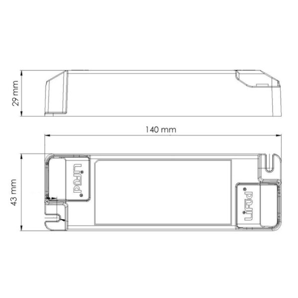 Driver Lifud Sortie 220-240V Dc 48W Pas de scintillement LF-GIF050YS1200H - Ledme - LF-GIF050YS1200H – Image 2