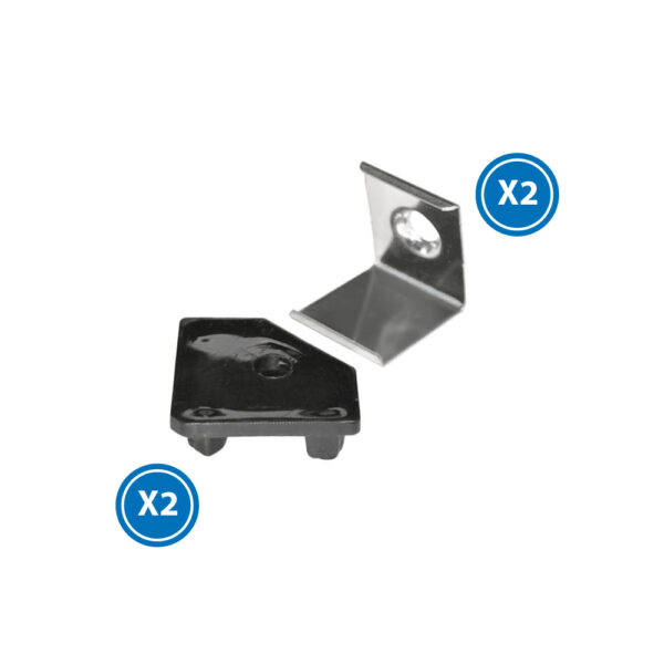 Pack 2 Tapones noirs et 2 raisins pour Perfil LM3726 - Ledme - LM3726A