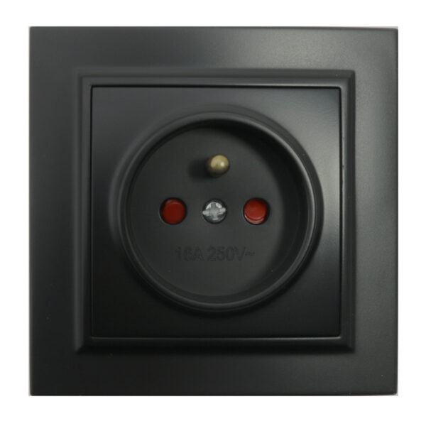 Prise Type Schuko Française - EP Noir - Ledme - EP-13-B – Image 5