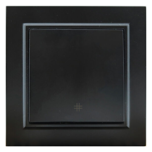 Interrupteur croisé simple encastré - EP Noir - Ledme - EP-26-B – Image 4
