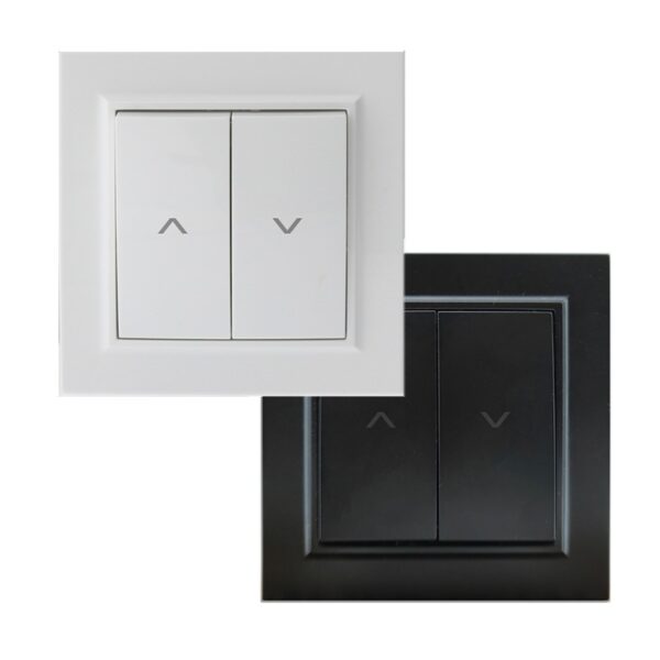 Bouton double pour stores automatiques - EP Noir - Ledme - EP-27-B