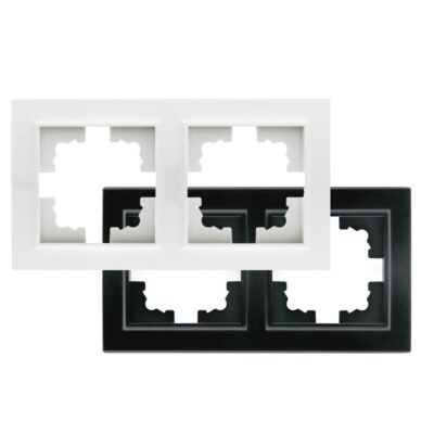 Cadre pour 2 modules - EP Noir - Ledme - EP-49-B