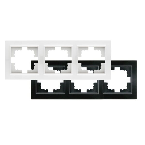 Cadre pour 3 modules - EP Noir - Ledme - EP-50-B