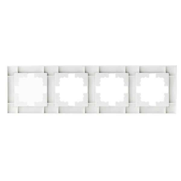 Cadre pour 4 modules - EP Blanc - Ledme - EP-51-W – Image 3