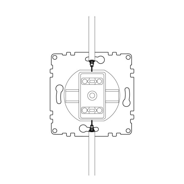 Module Prise Intermédiaire TV - EP Blanc - Ledme - EP-43-W – Image 2