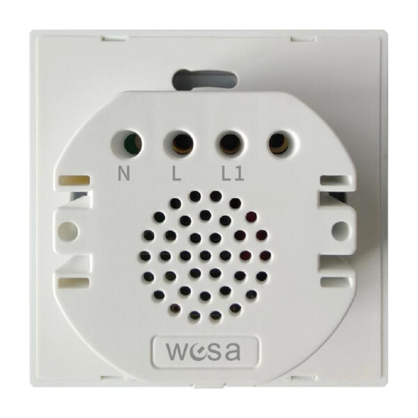 Interrupteur Tactile Simple - DSC Blanc - Ledme - FCM-01-W – Image 5