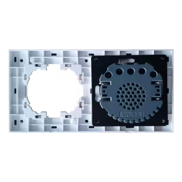 Interrupteur tactile simple avec cadre noir individuel - Ledme - FCM-04-B – Image 5