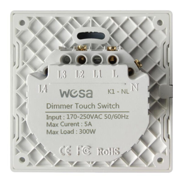 Variateur tactile simple - DSC Noir - Ledme - FCM-36-B – Image 5