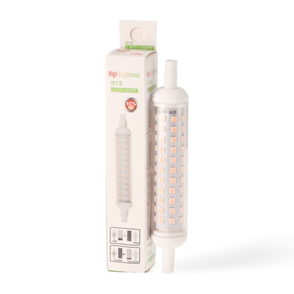 Ampoule LED R7S 118 mm 10W en Boite 3000K - Ledme - LM7128