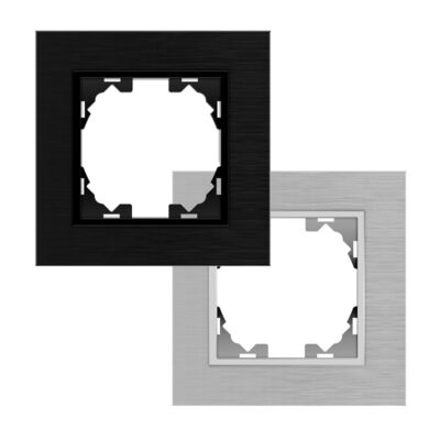 Cadre en aluminium pour 1 module - FL Gris - Ledme - FL-48-G