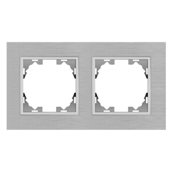 Cadre en aluminium pour 2 modules - FL Noir - Ledme - FL-49-B – Image 6