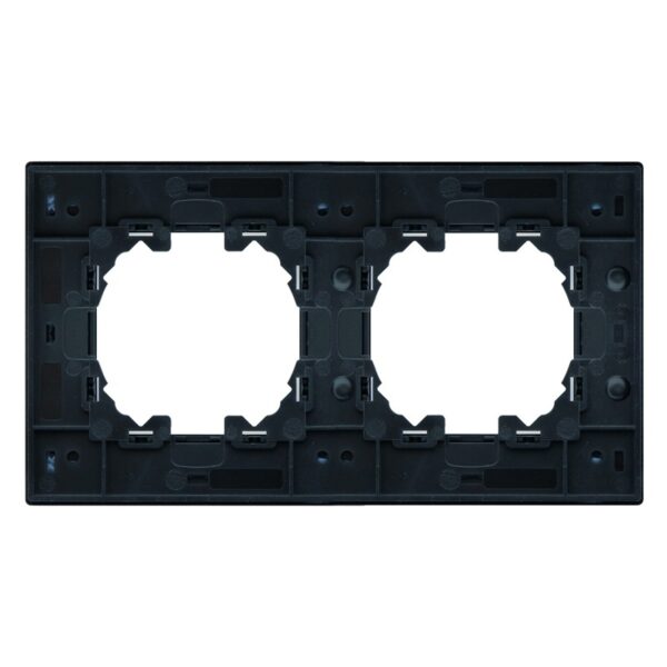 Cadre en aluminium pour 2 modules - FL Noir - Ledme - FL-49-B – Image 5