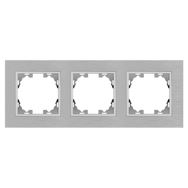 Cadre en aluminium pour 3 modules - FL Noir - Ledme - FL-50-B – Image 3