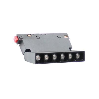 Spot LED Aotrom 6W pour rail magnétique Noir 48V Série 20mm - DSC 3000K - Ledme - LM3478
