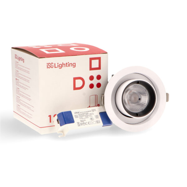Foco Tube LED orientable Rond 12W 4000K - Ledme - GA4182 – Image 3