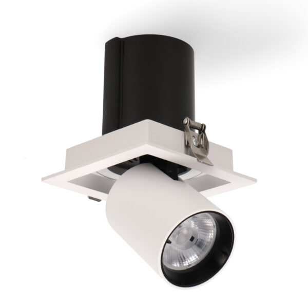 Foco Tube LED orientable Carré 12W 3000K - Ledme - GA4186