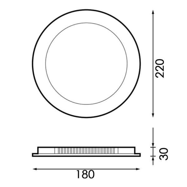 Downlight LED Pro Lass 22W 3000k - Ledme - GA5295 – Image 2