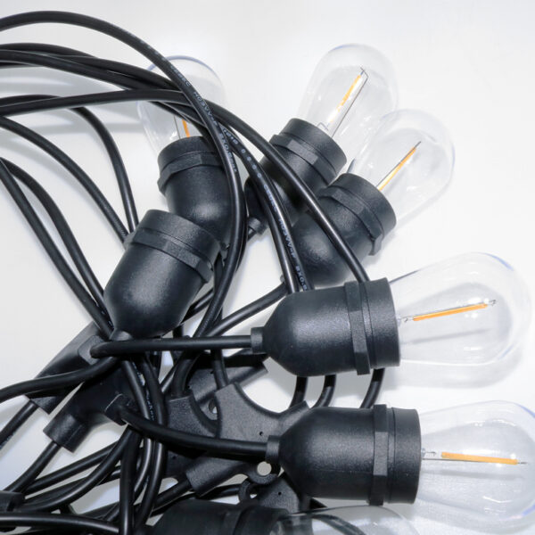 Guirlande Led Solaire 3W avec 10 Ampoules Extérieures E27 IP65 - 3000K 3000K - Ledme - LM8958 – Image 3