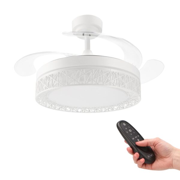 Ventilateur de plafond LED Aqua Blanc - Ledme - LM8817 – Image 7