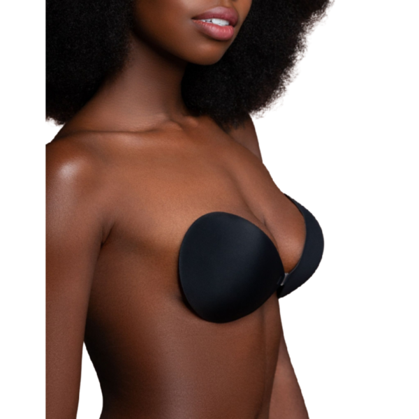 BYE-BRA - SOUTIEN-GORGE INVISIBLE NOIR BONNET D -
