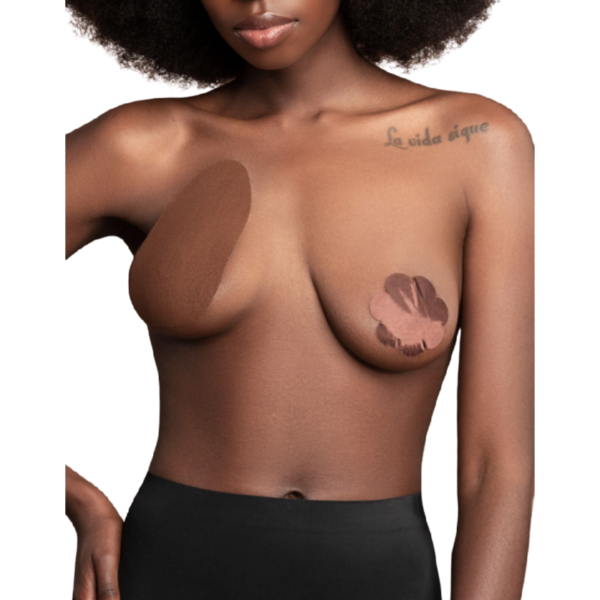 BYE-BRA - RENFORCEMENTSEINS + 3 PAIRES SATINÉES BRUN BONNET D/F - – Image 3
