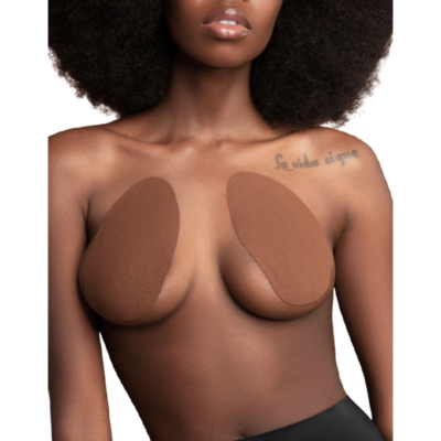 BYE-BRA - RENFORCEMENTSEINS + 3 PAIRES SATINÉES BRUN BONNET D/F -