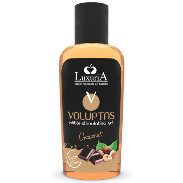INTIMATELINE LUXURIA - VOLUPTAS GEL DE MASSAGE COMESTIBLE EFFET CHAUFFANT - CHOCONUT 100 ML -