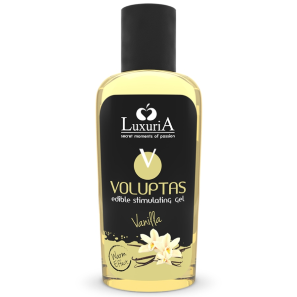 INTIMATELINE LUXURIA - VOLUPTAS GEL DE MASSAGE COMESTIBLE EFFET CHAUFFANT - VANILLE 100 ML -