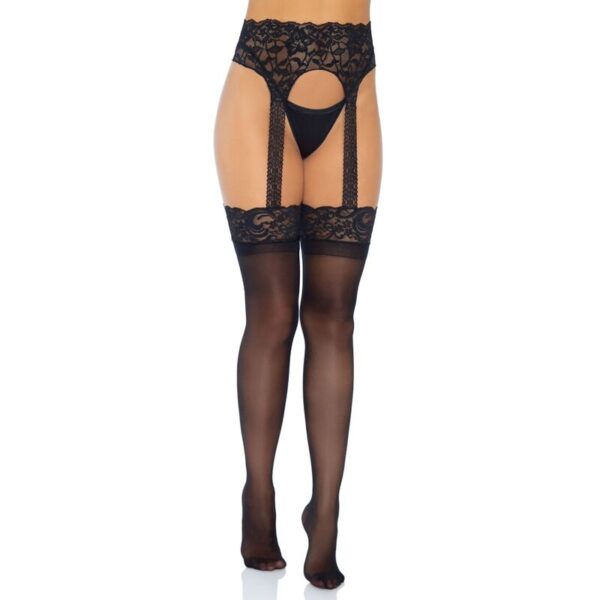 LEG AVENUE - BAS  JARRETELLES OPAQUE TAILLE UNIQUE -