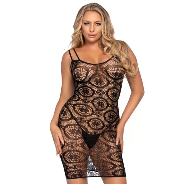 LEG AVENUE - ROBE DAISY EN CROCHET TAILLE UNIQUE -
