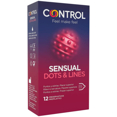 CONTROL - POINTS & LIGNES SENSUELLES POINTS ET VERGETURES 12 UNITÉS -
