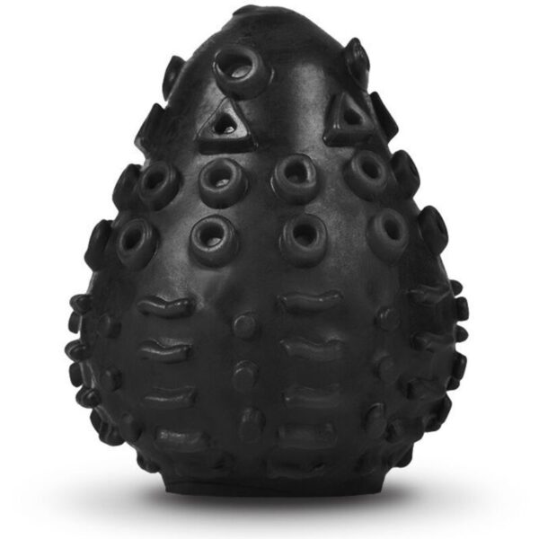 G-VIBE - OEUF MASTURBATEUR TEXTURÉ RÉUTILISABLE NOIR -