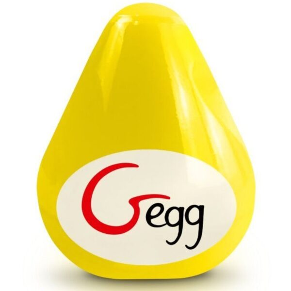 G-VIBE - OEUF MASTURBATEUR TEXTURÉ JAUNE RÉUTILISABLE - – Image 2