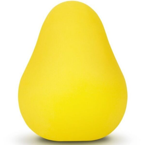 G-VIBE - OEUF MASTURBATEUR TEXTURÉ JAUNE RÉUTILISABLE - – Image 3