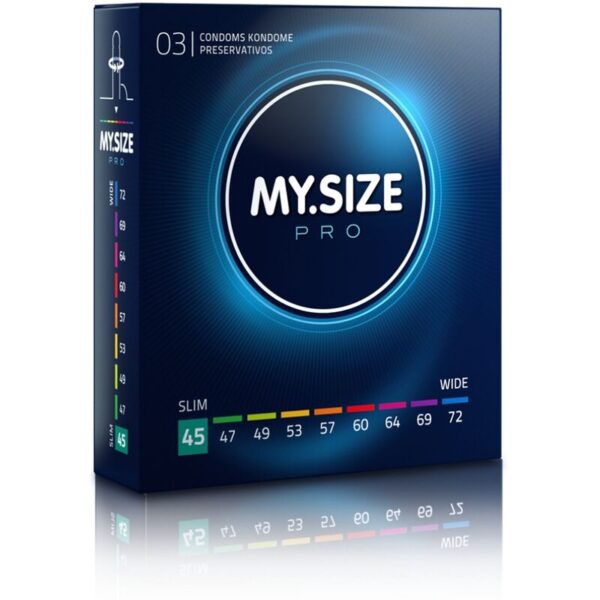 MY SIZE - PRO PRESERVATIFS 45 MM 3 UNITES -