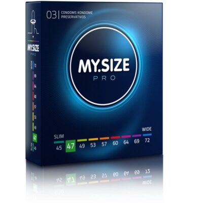 MY SIZE - PRO PRESERVATIFS 47 MM 3 UNITES -