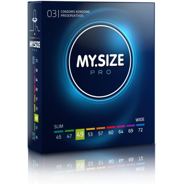 MY SIZE - PRO PRESERVATIFS 49 MM 3 UNITES -